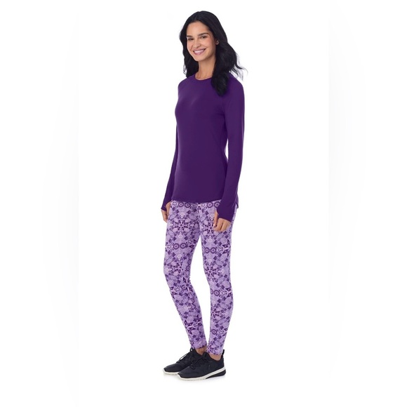 ClimateRight by Cuddl Duds Base Layer 2-piece Base layer Top and Legging Set - Picture 1 of 7